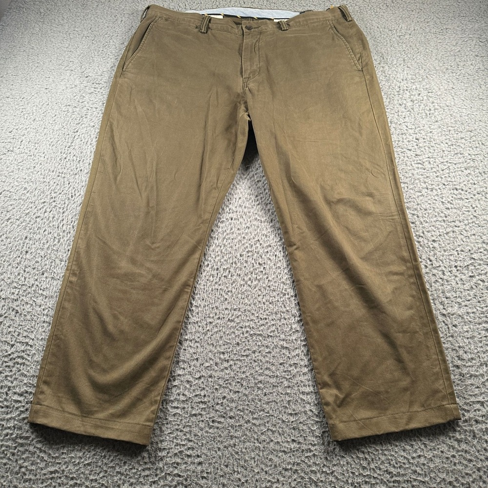 Polo Ralph Lauren Chino Mens 38x30 Stretch‎ Straight Fit Cotton Twill Olive